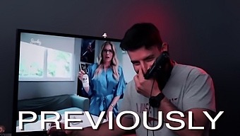 Step Aunt With Big Boobs Gets Fucked While Stuck To Desk In Hd Porn Video