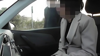 Public Parking Sex With My Wife And A Voyeur - Misscreamy