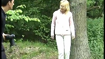 Outdoor Encounter With A Young German Blonde