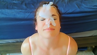 Face Fucked And Covered In Cum In The Most Absurd Way
