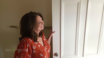 Middle-Aged Woman Enjoys A Wild Encounter With Her Landlord After Receiving An Unexpected Gift.