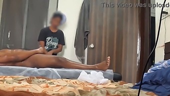 Massaging Stress Away Leads To A Satisfying Climax