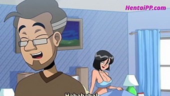 Stepson Gets Help From His Busty Mommy In This Cartoon Porn.